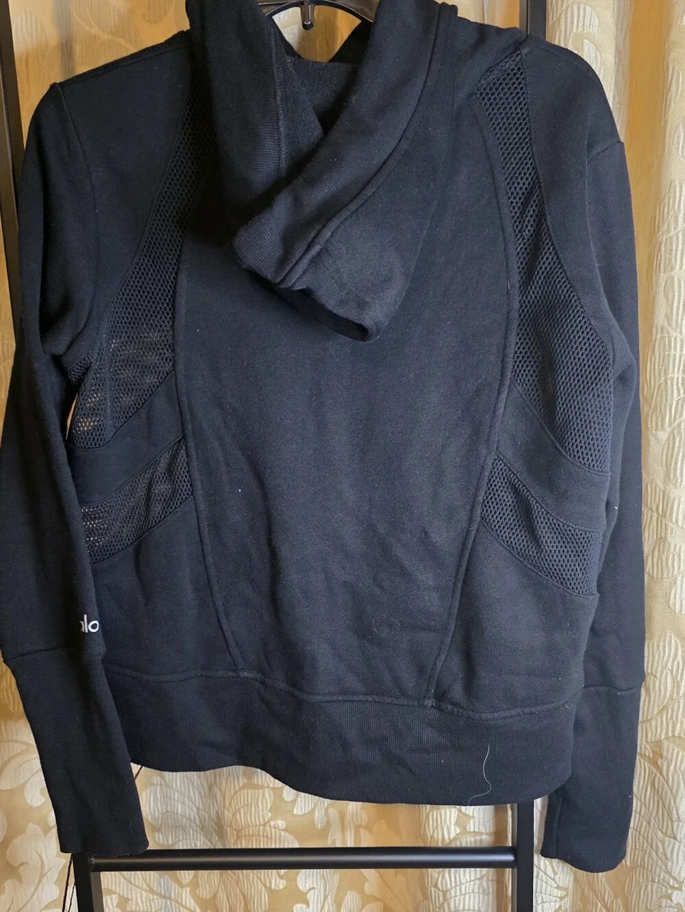 Alo Women Black Hoodie Activewear Size Small